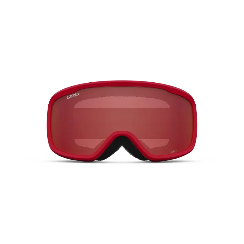 Giro Cruz Snow Goggles Medium Frame in Red and White Wordmark-3